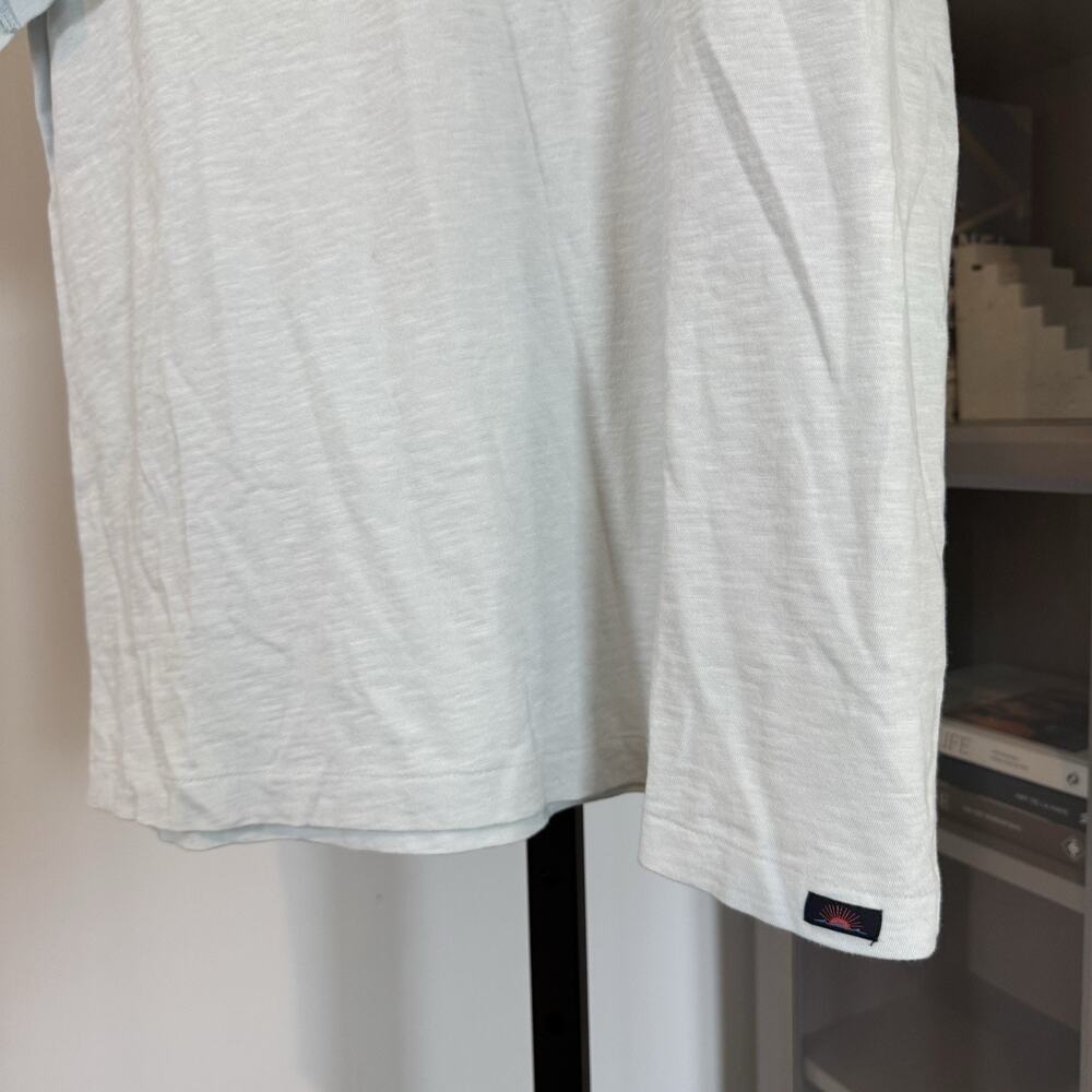 Faherty Sunwashed Pocket Tee Sky Blue Soft Slub Jersey T-Shirt Small NEW Tee - Picture 4 of 7